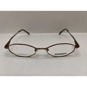Innovative Eyeglasses Titanium IMFT34 SPCD NEW Demo Lens Brown 47-19-140